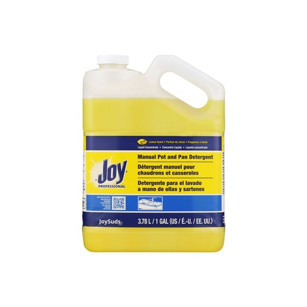 Joysuds Dishwashing Liquid, Lemon Scent, One Gallon Bottle, 4PK 43607CT - main